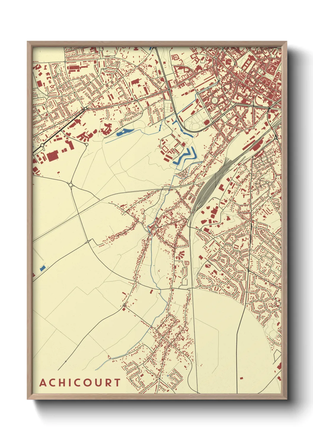 Un poster carteAchicourt