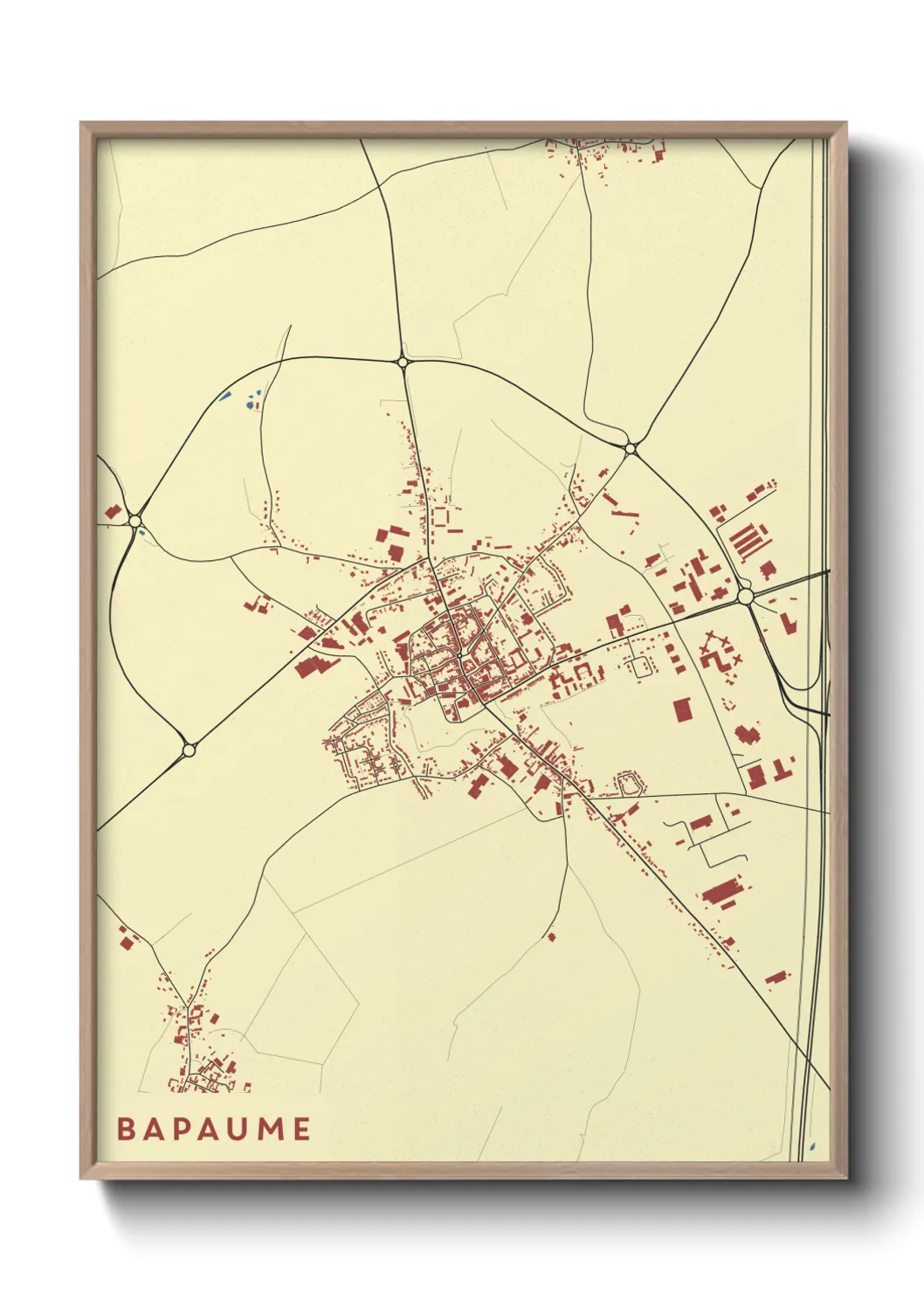Un poster carteBapaume