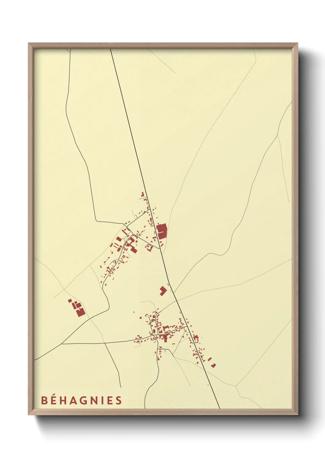 Un poster carteBéhagnies