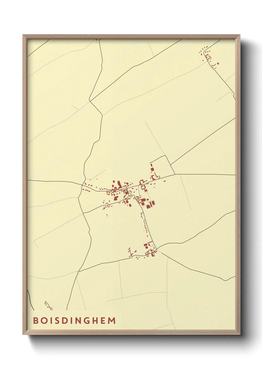 Un poster carteBoisdinghem