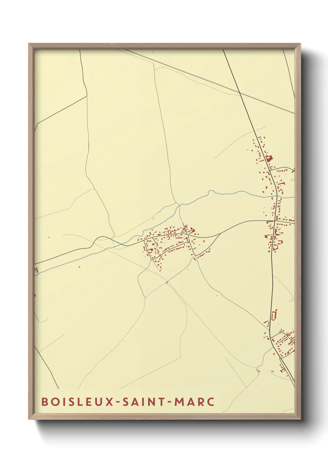 Un poster carteBoisleux-Saint-Marc