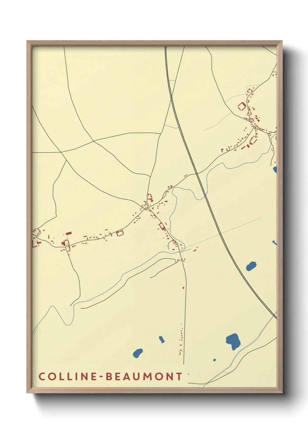 Un poster carteColline-Beaumont