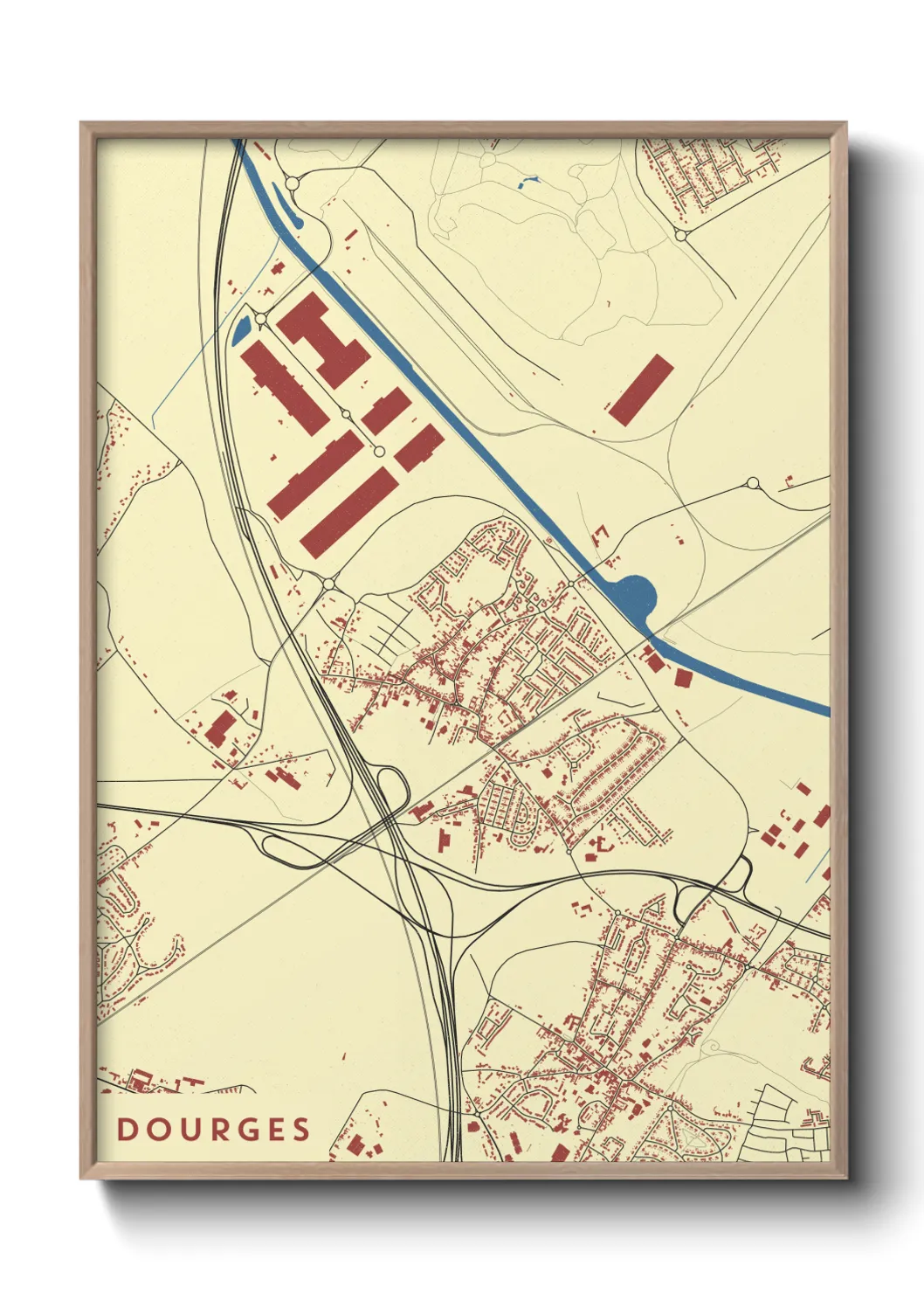 Un poster carteDourges