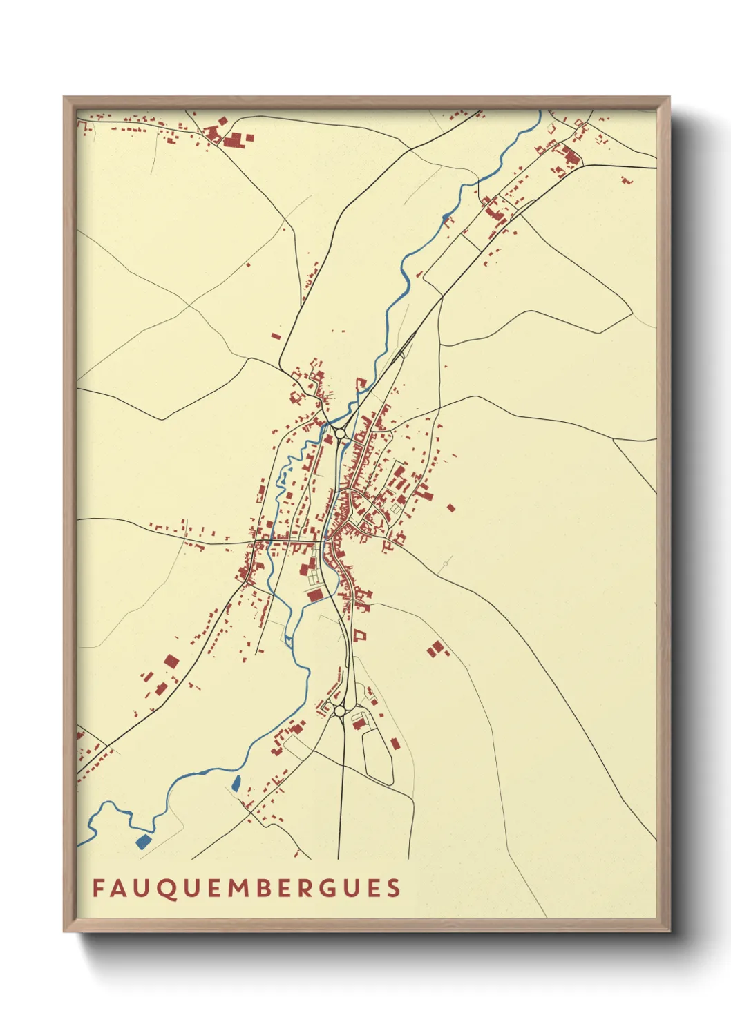 Un poster carteFauquembergues