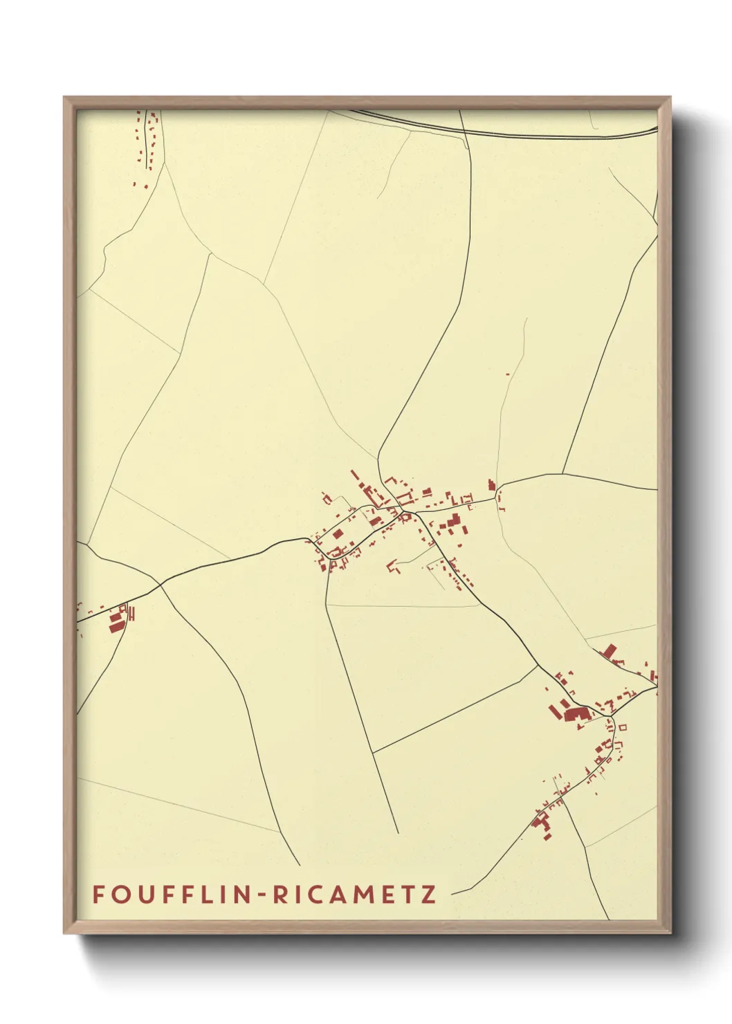 Un poster carteFoufflin-Ricametz