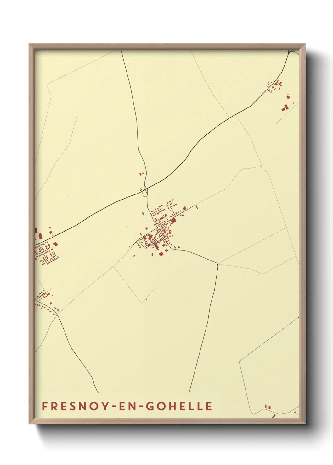 Un poster carteFresnoy-en-Gohelle