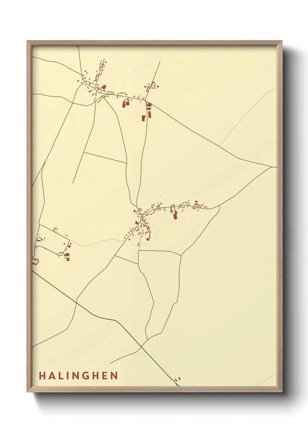 Un poster carteHalinghen