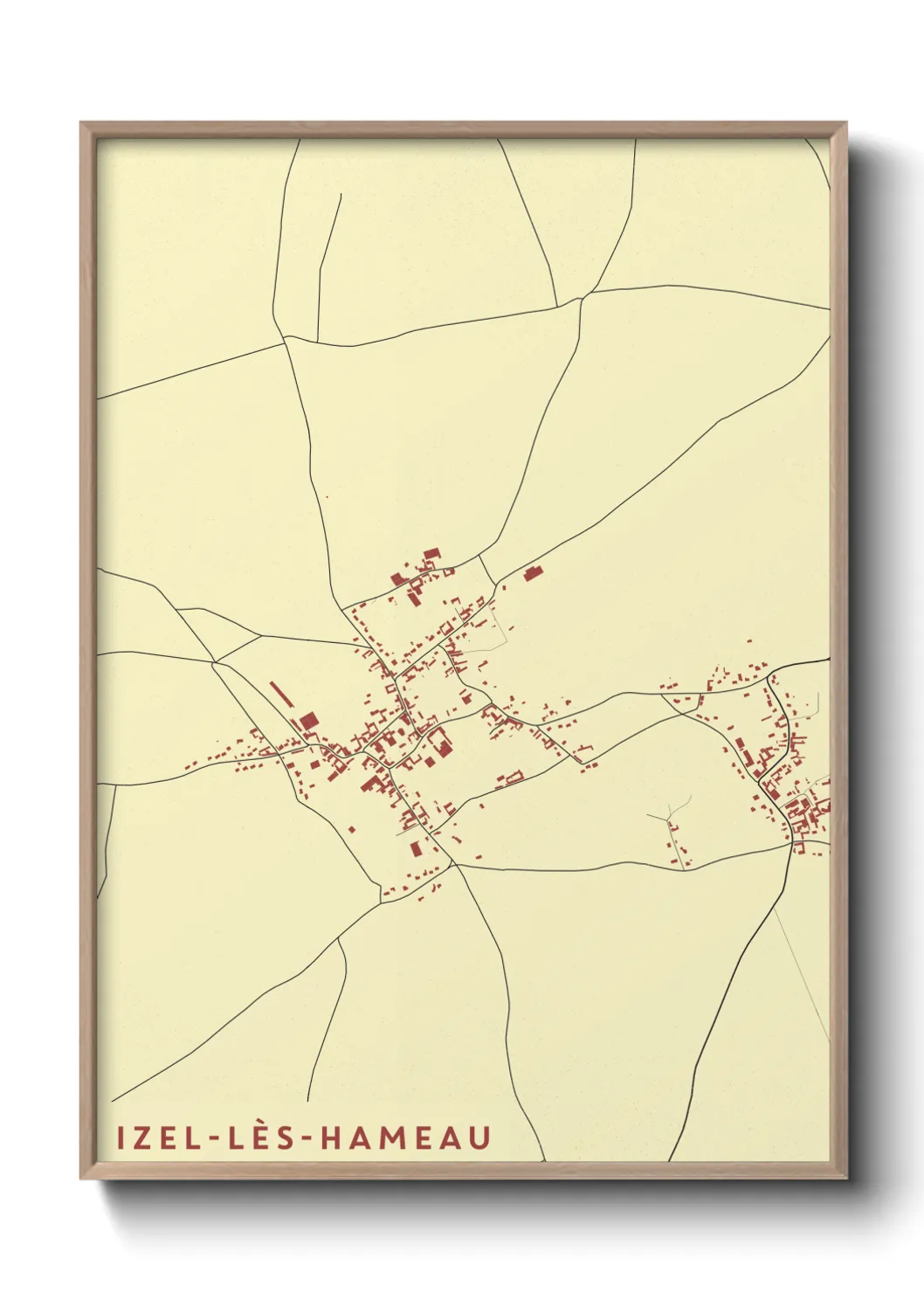 Un poster carteIzel-lès-Hameau