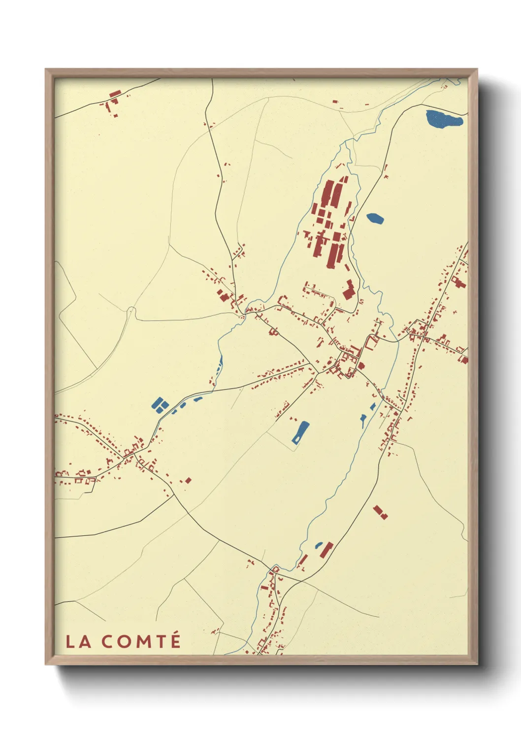 Un poster carteLa Comté