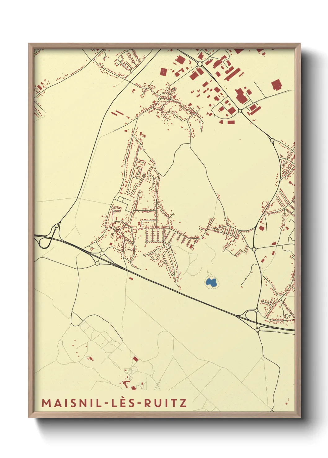 Un poster carteMaisnil-lès-Ruitz