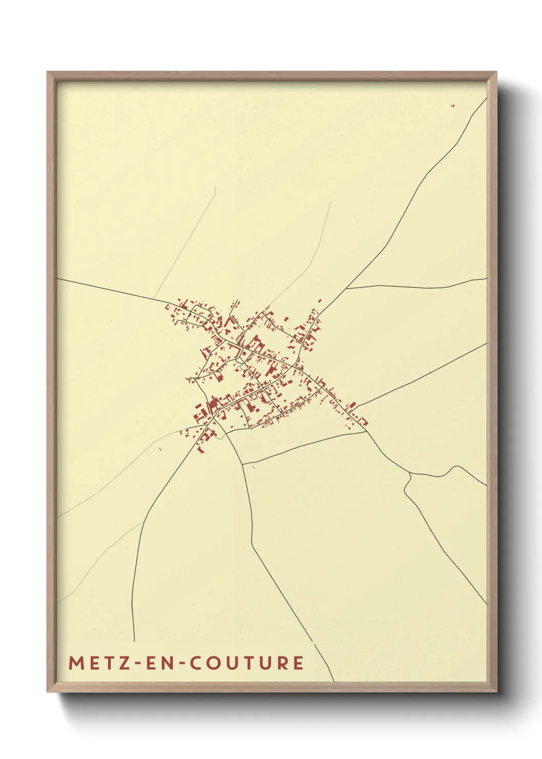 Un poster carteMetz-en-Couture