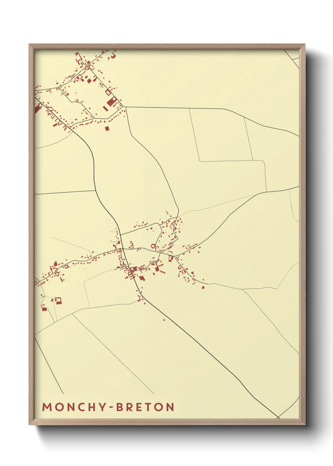 Un poster carteMonchy-Breton