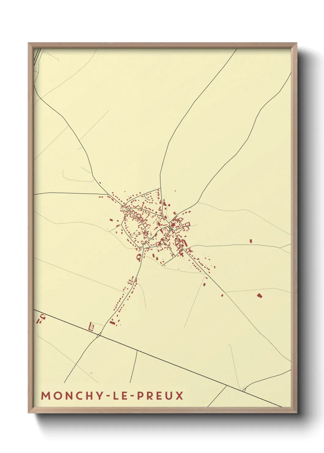 Un poster carteMonchy-le-Preux