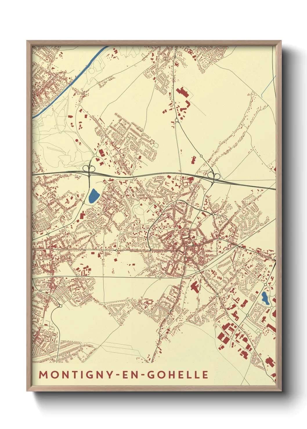 Un poster carteMontigny-en-Gohelle