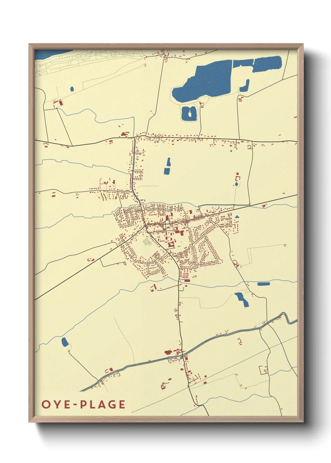 Un poster carteOye-Plage