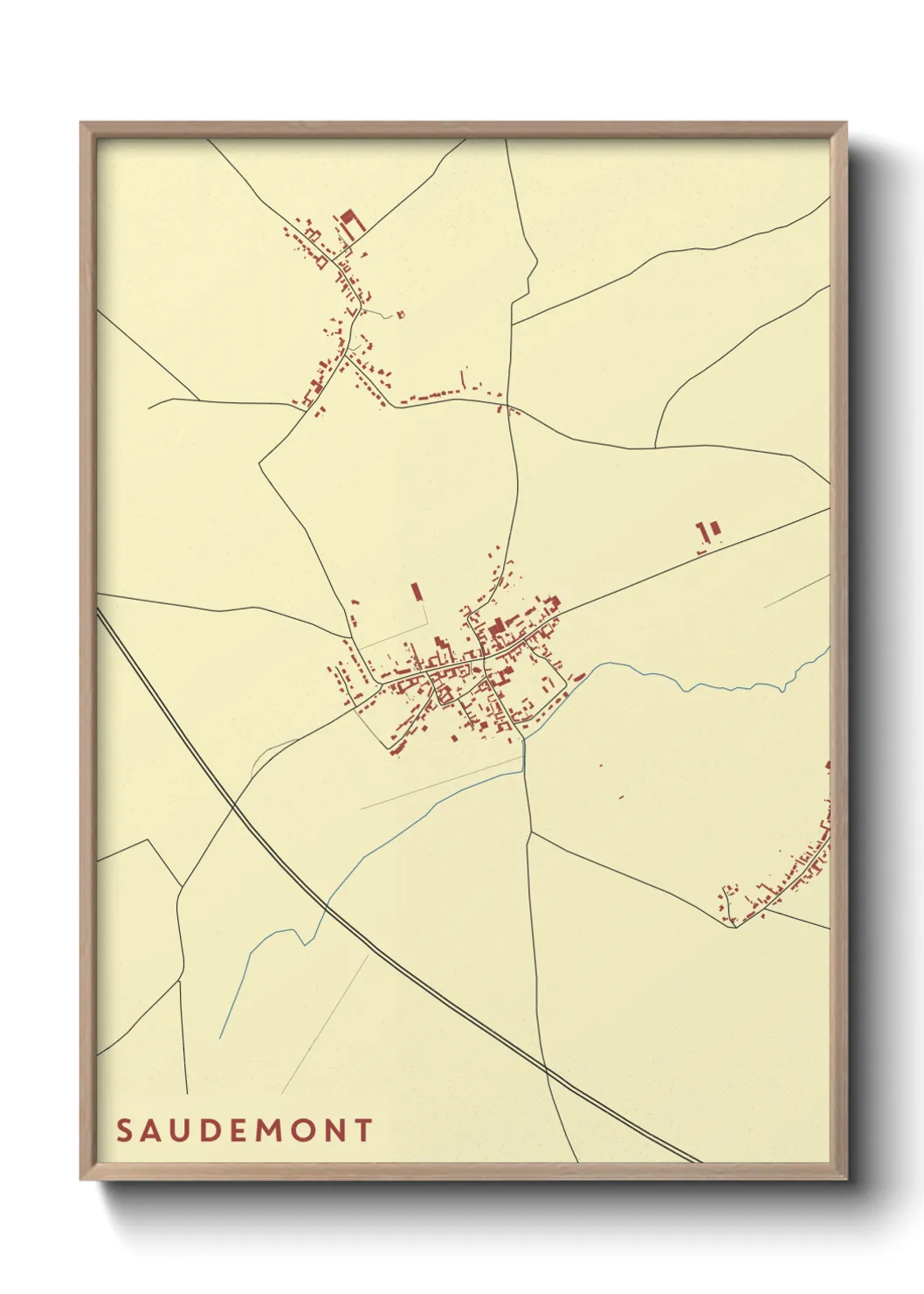 Un poster carteSaudemont