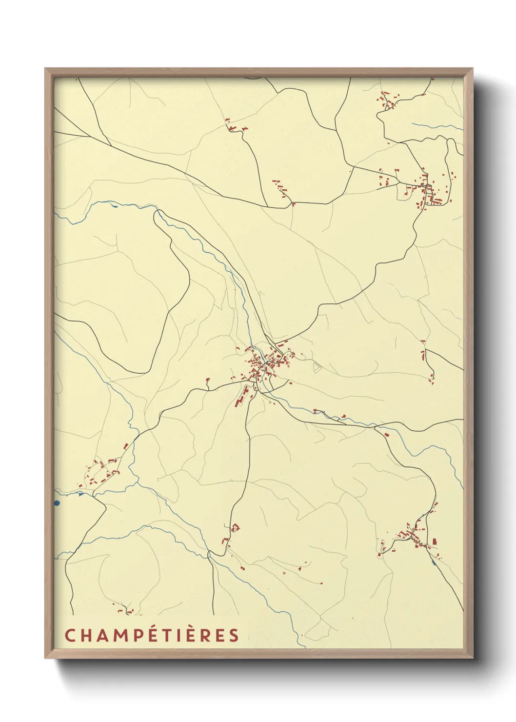 Un poster carteChampétières