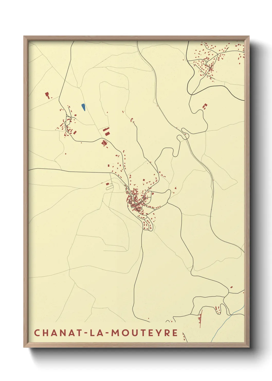 Un poster carteChanat-la-Mouteyre