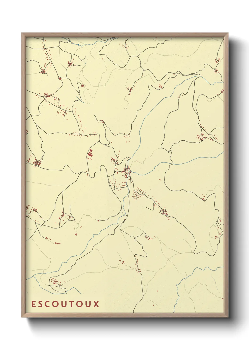 Un poster carteEscoutoux