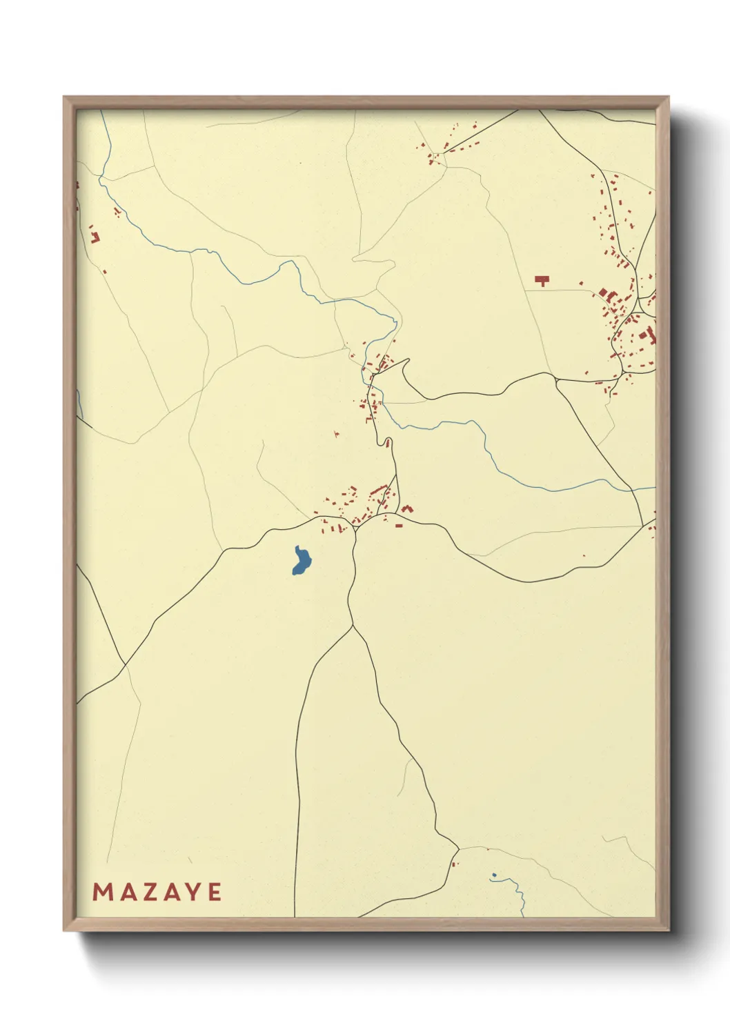Un poster carteMazaye