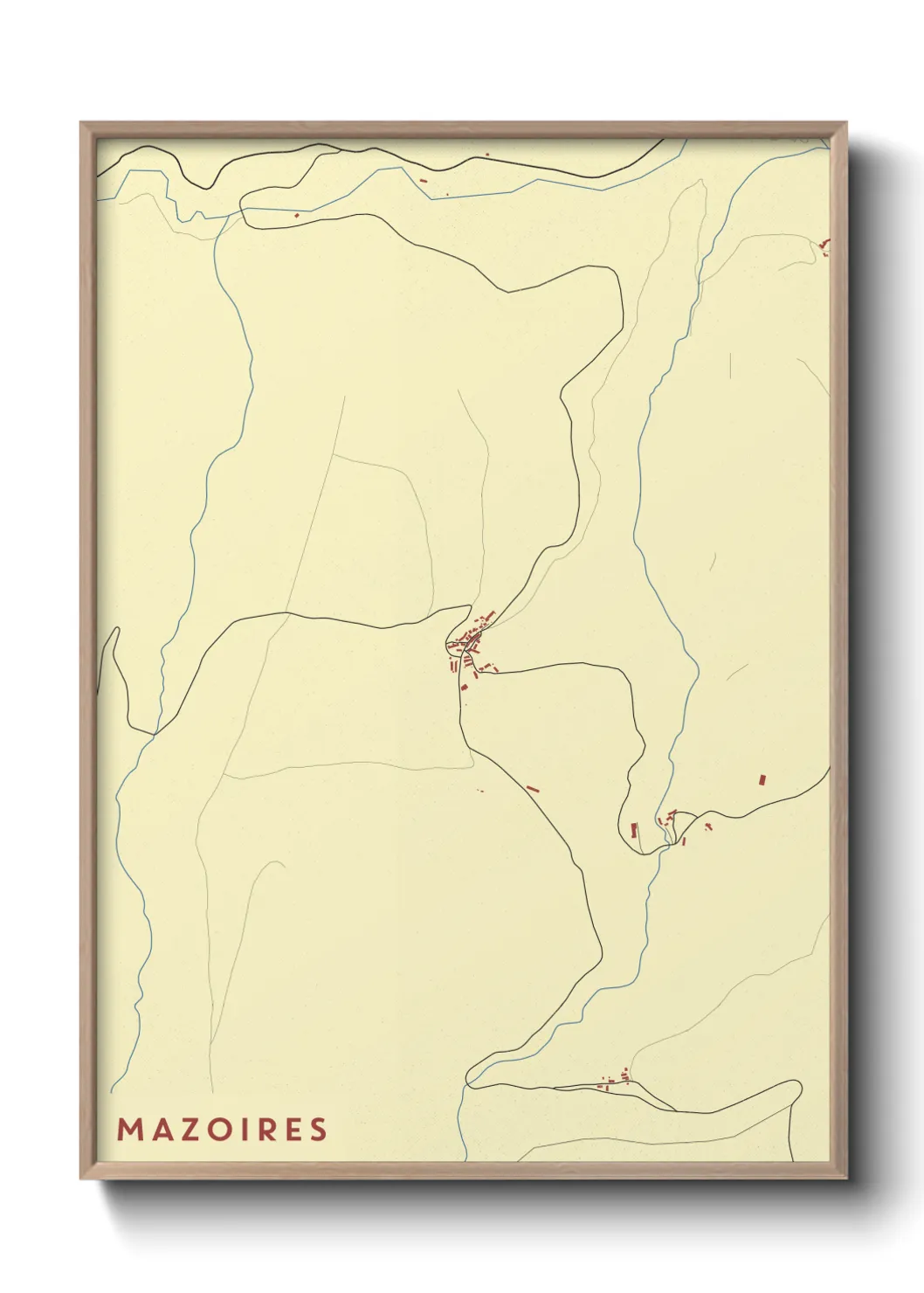 Un poster carteMazoires