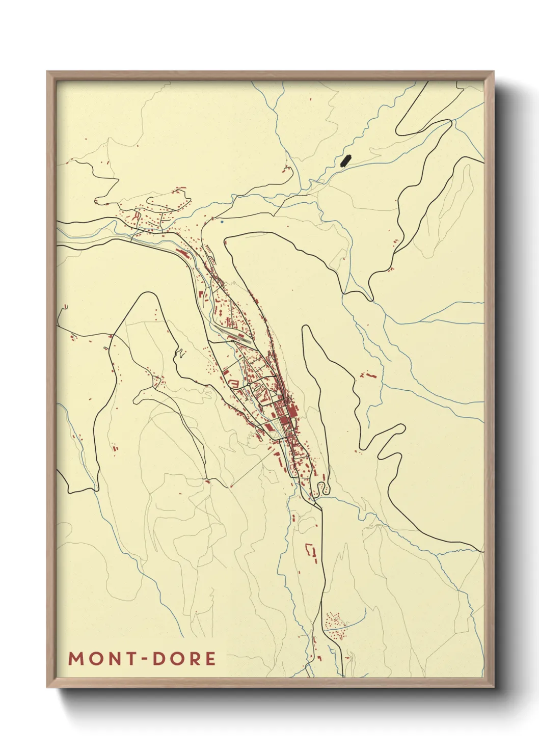 Un poster carteMont-Dore