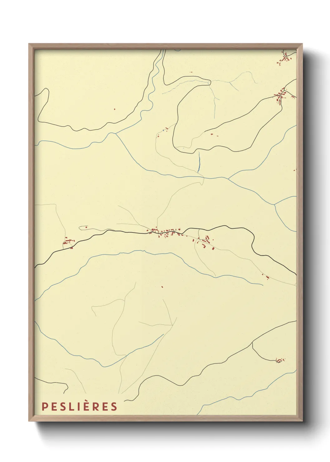 Un poster cartePeslières