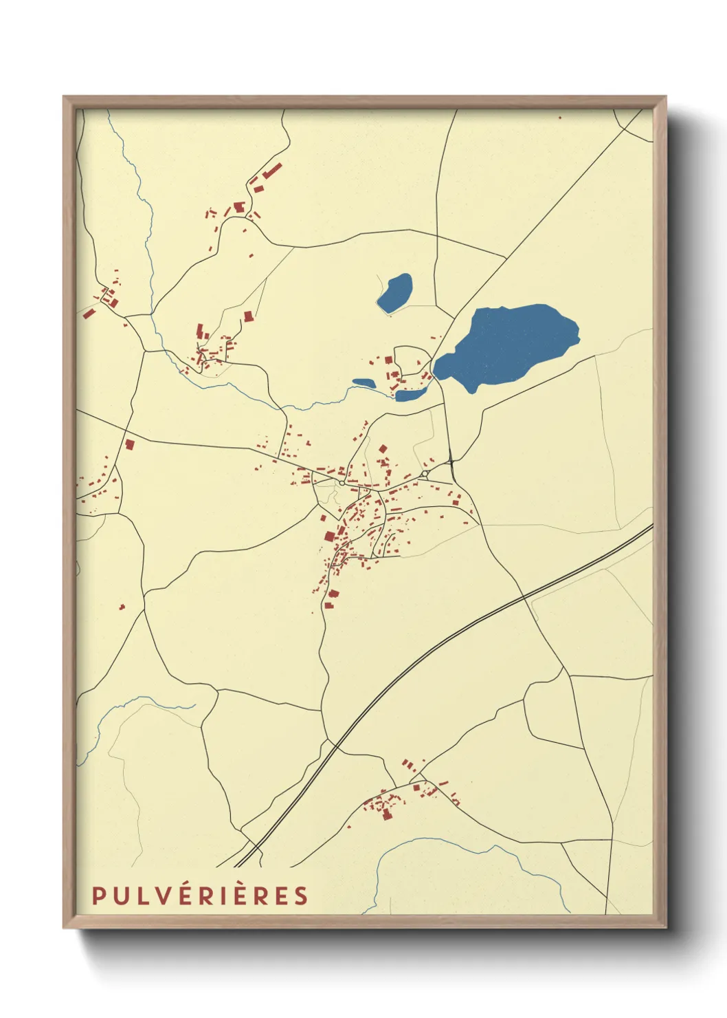 Un poster cartePulvérières