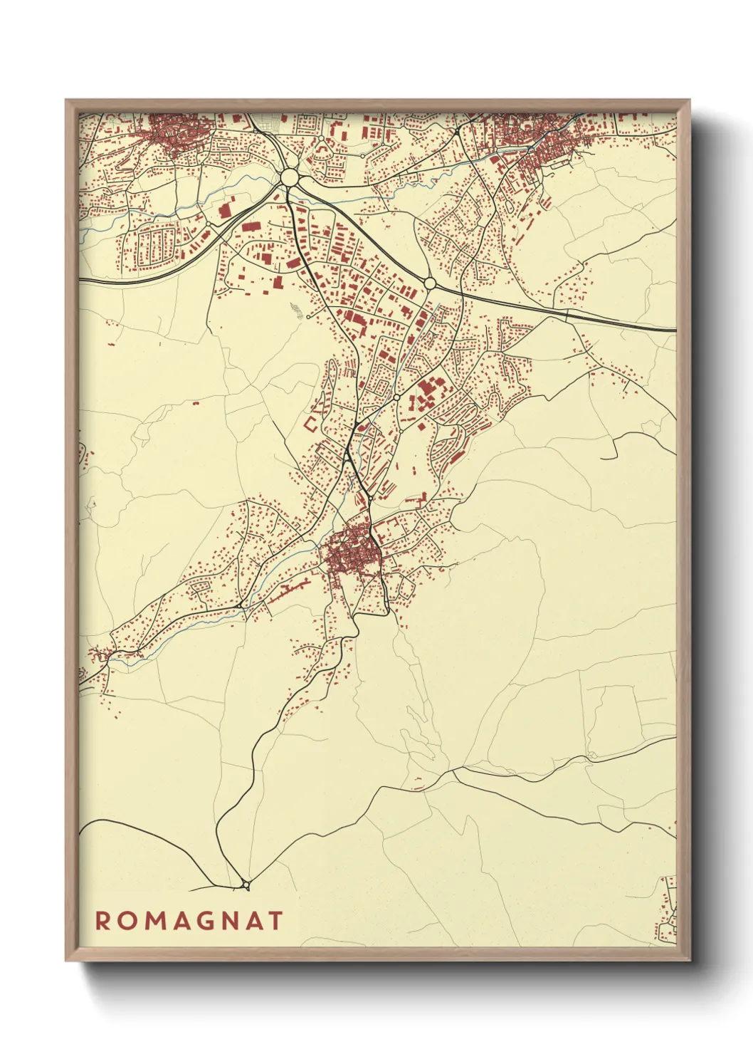 Un poster carteRomagnat
