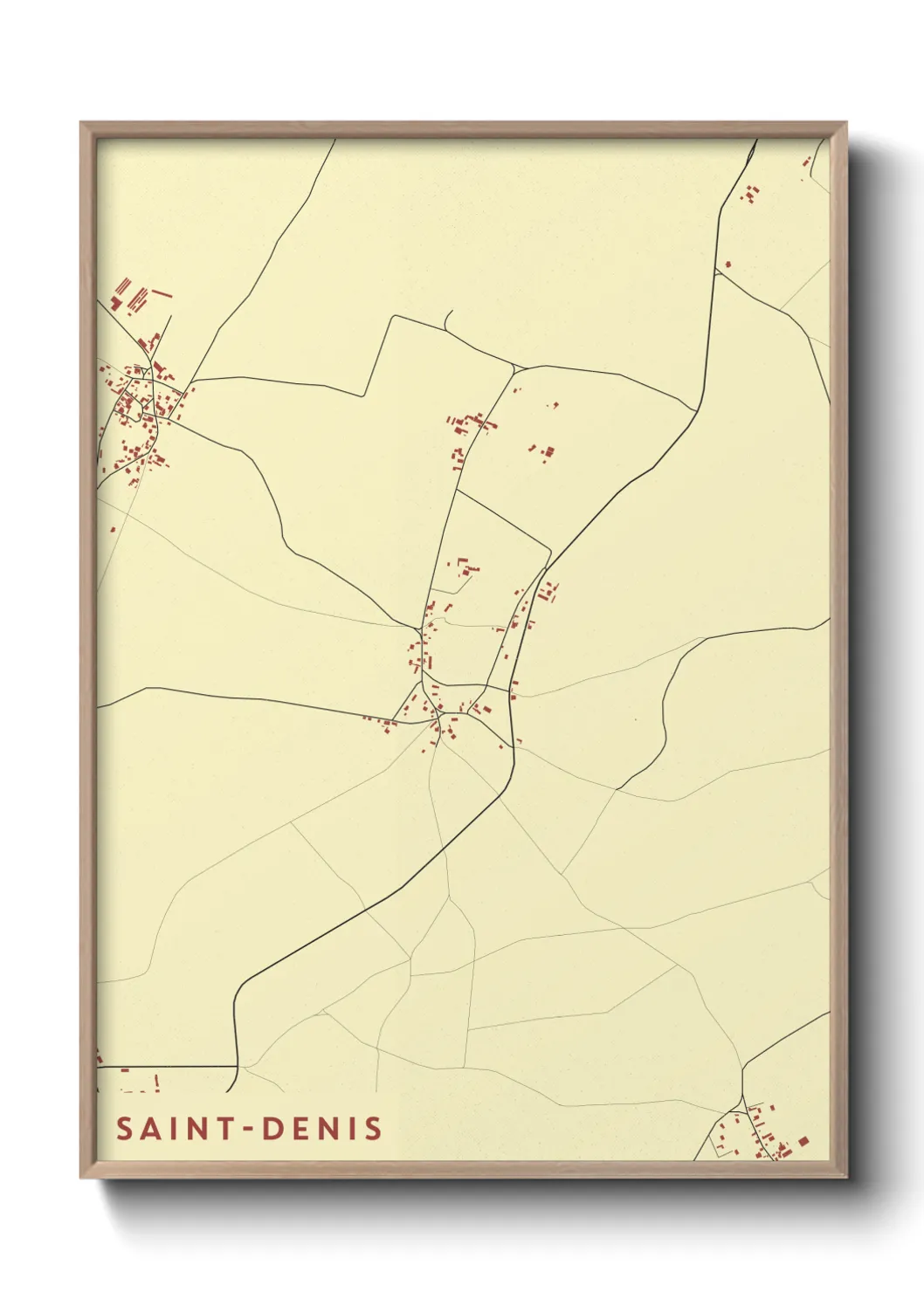 Un poster carteSaint-Denis