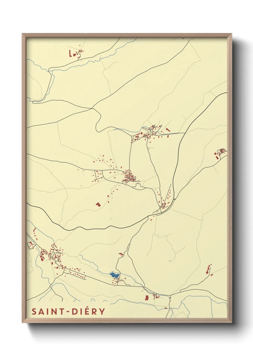 Un poster carteSaint-Diéry