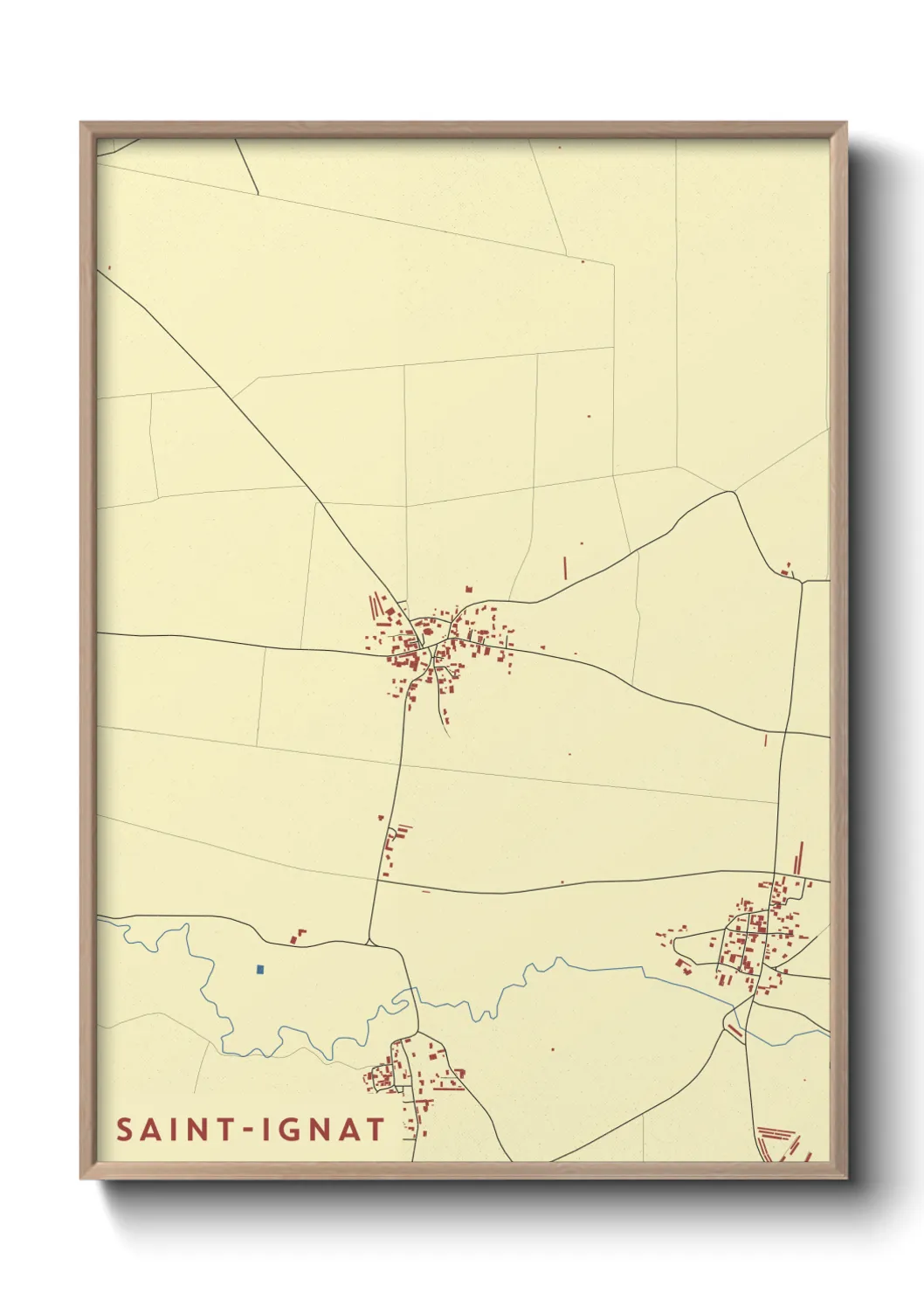 Un poster carteSaint-Ignat