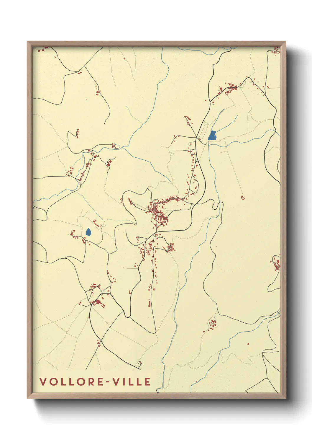 Un poster carteVollore-Ville