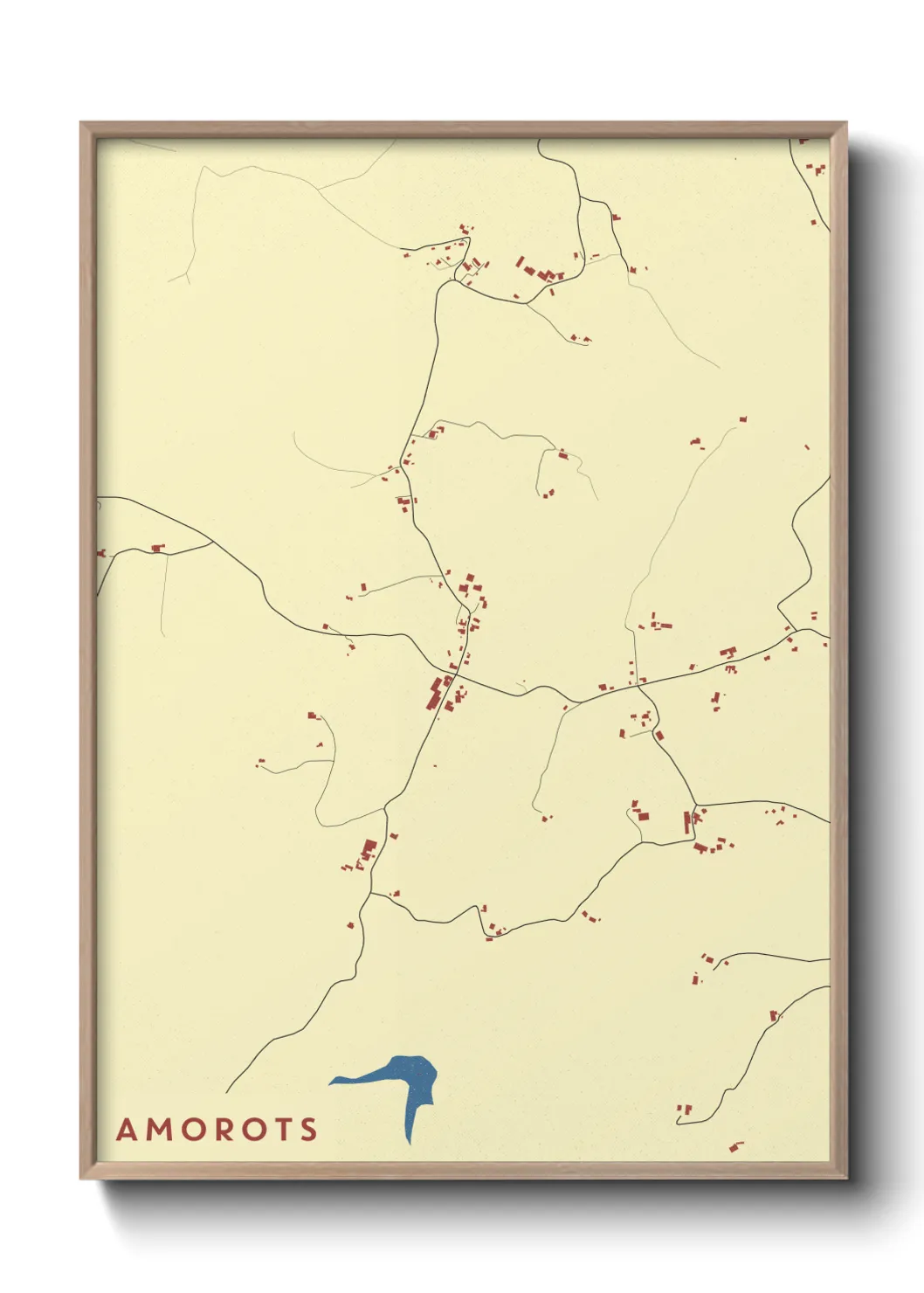 Une affiche de carte sur Amorots