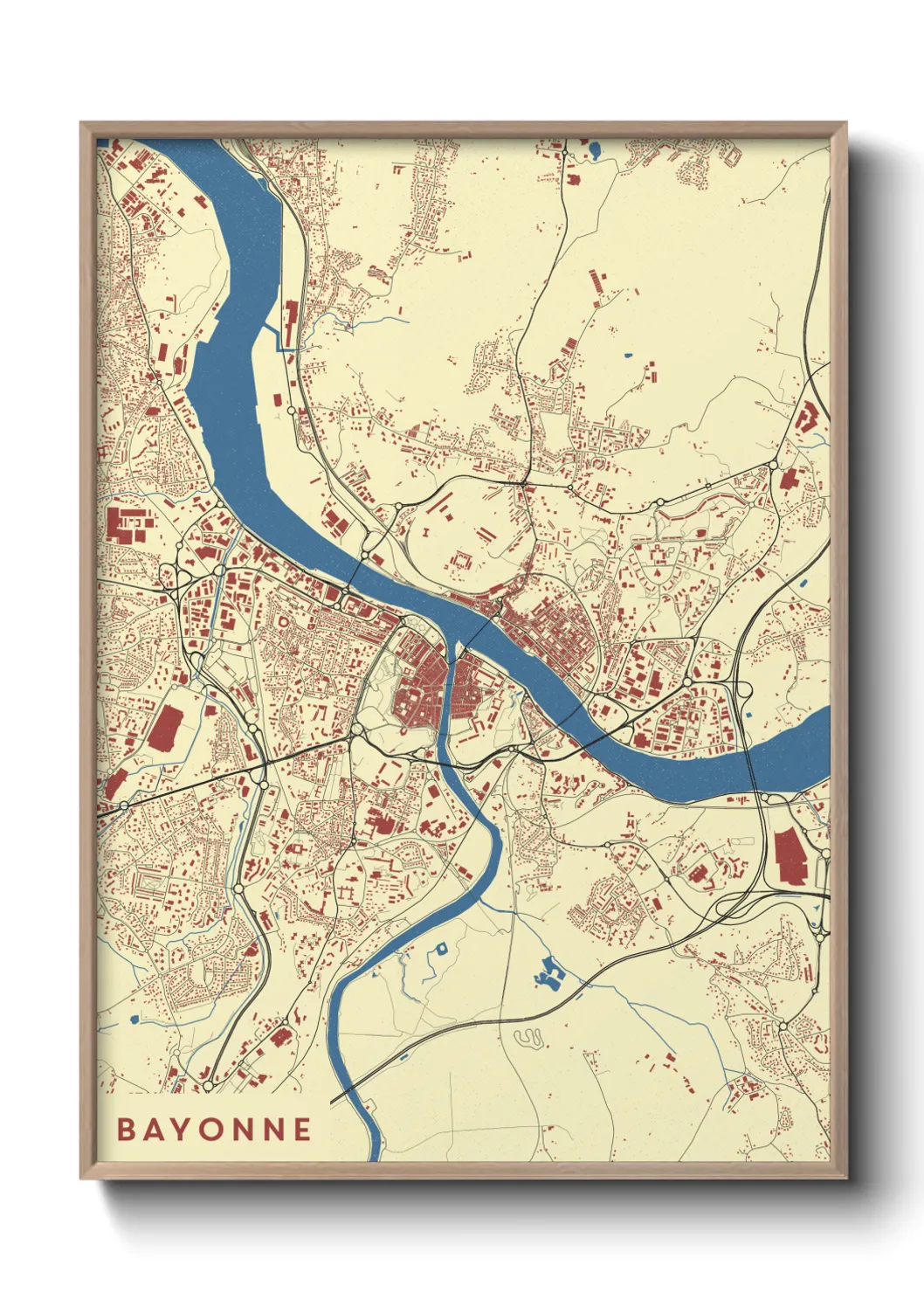 Un poster carteBayonne