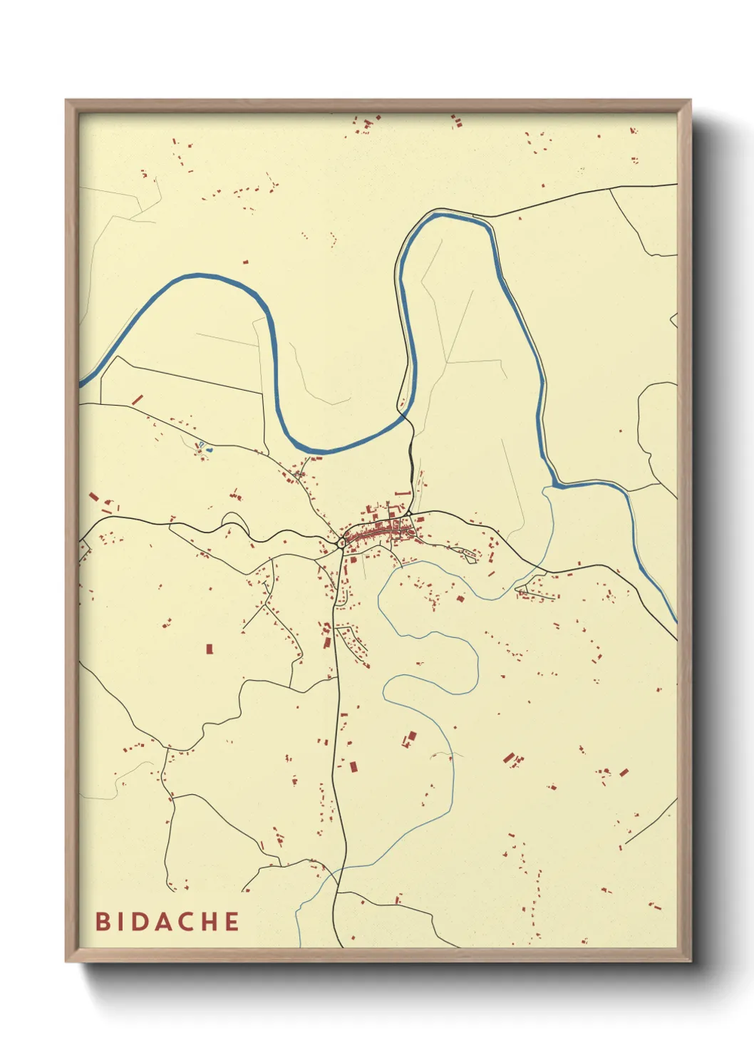 Un poster carteBidache