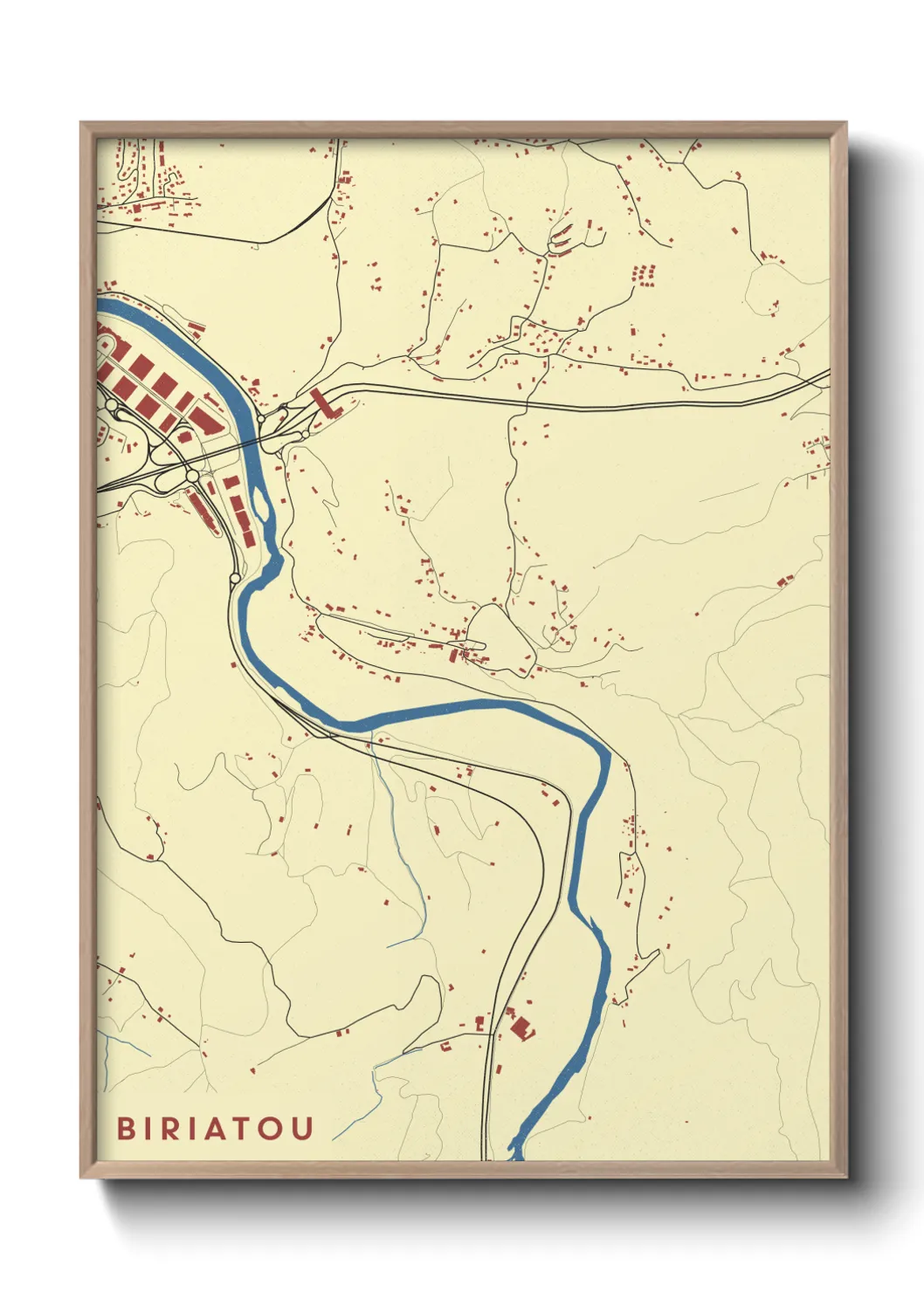 Un poster carteBiriatou