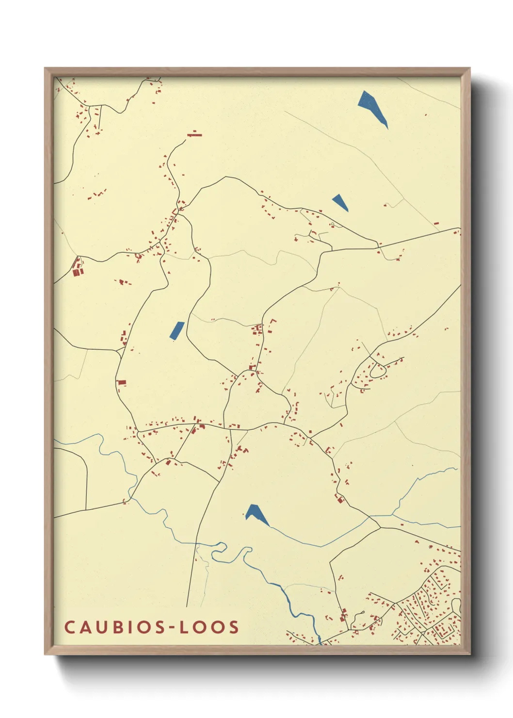 Un poster carteCaubios-Loos