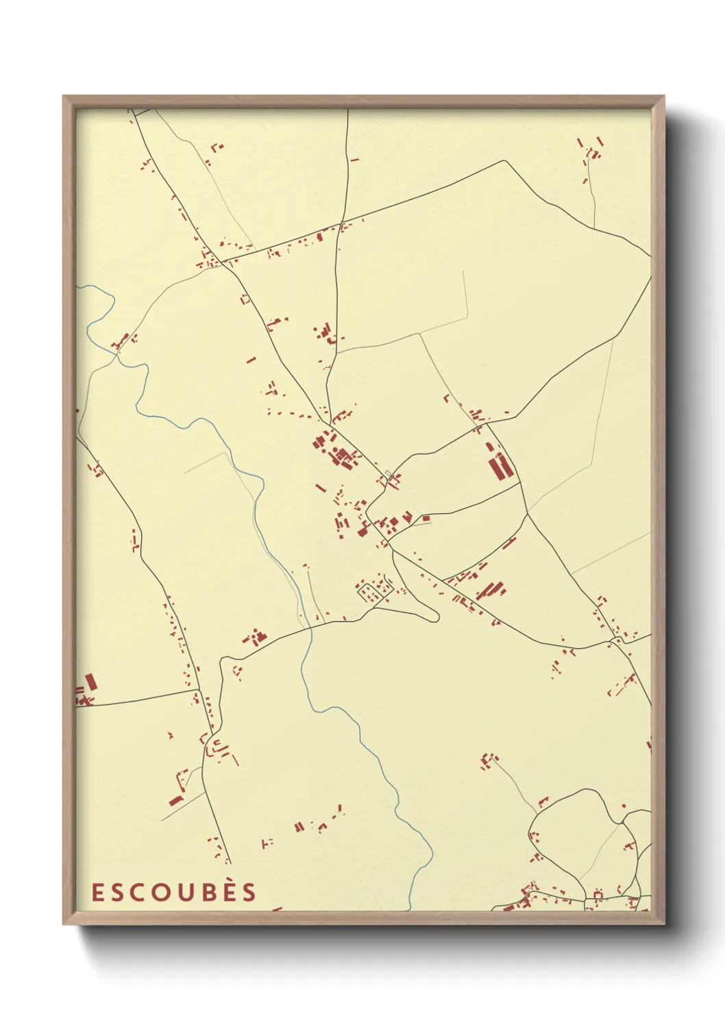 Un poster carteEscoubès