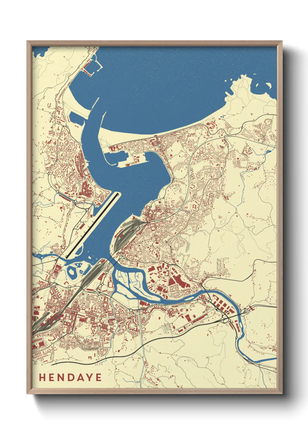 Un poster carteHendaye