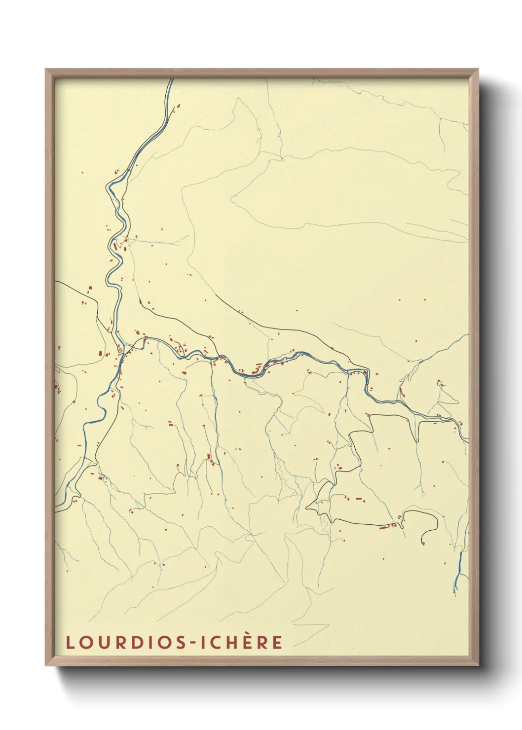 Un poster carteLourdios-Ichère