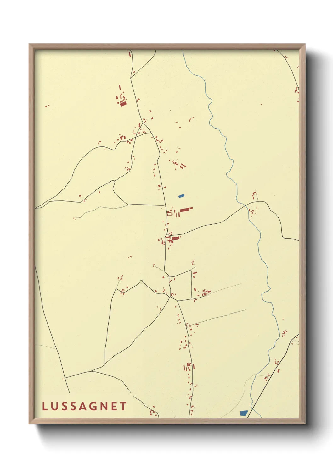 Un poster carteLussagnet