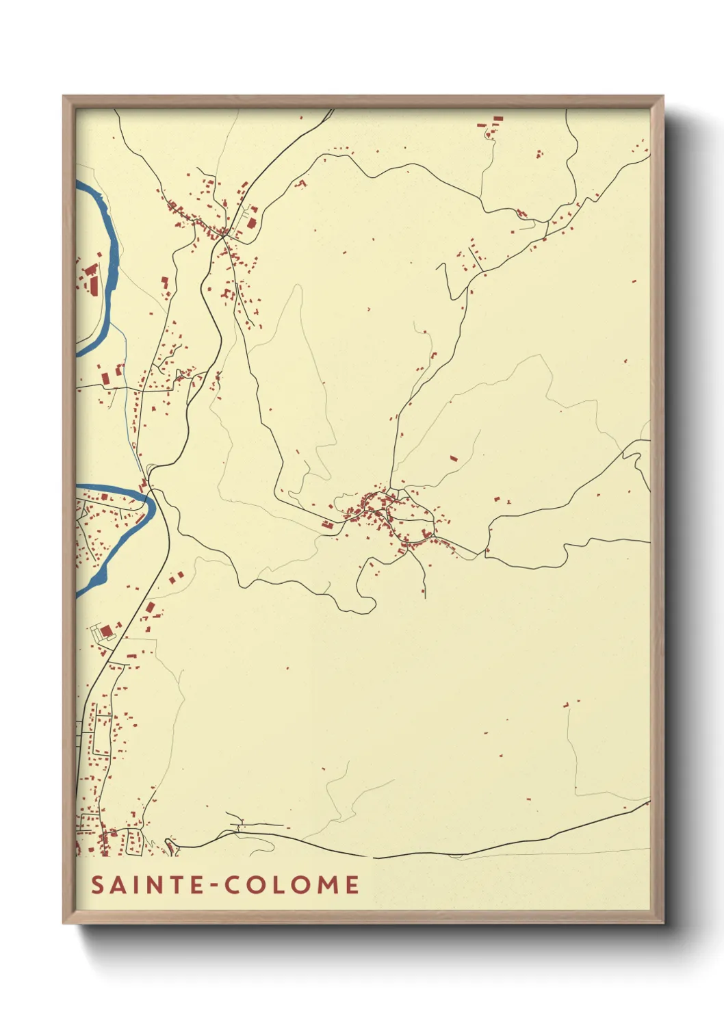 Un poster carteSainte-Colome