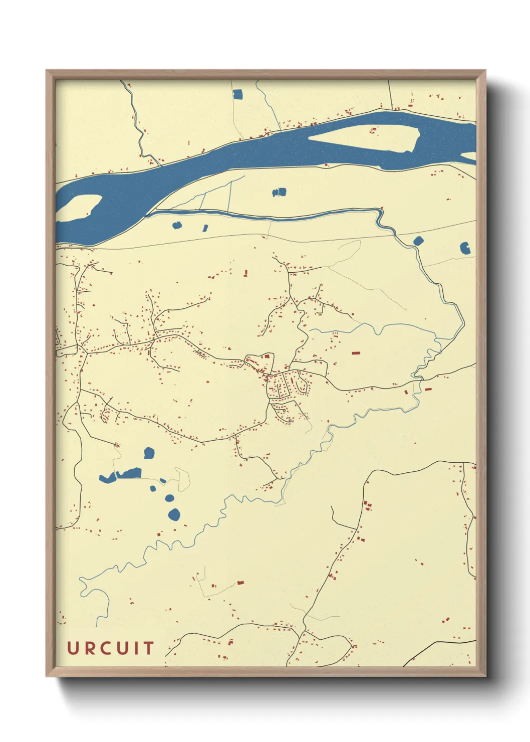 Une affiche de carte sur Urcuit