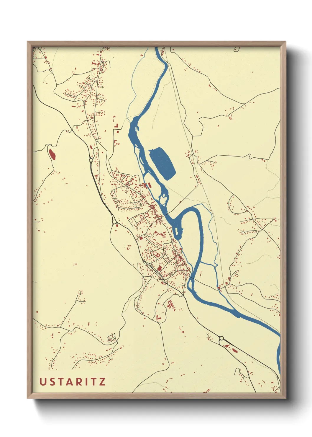 Un poster carteUstaritz
