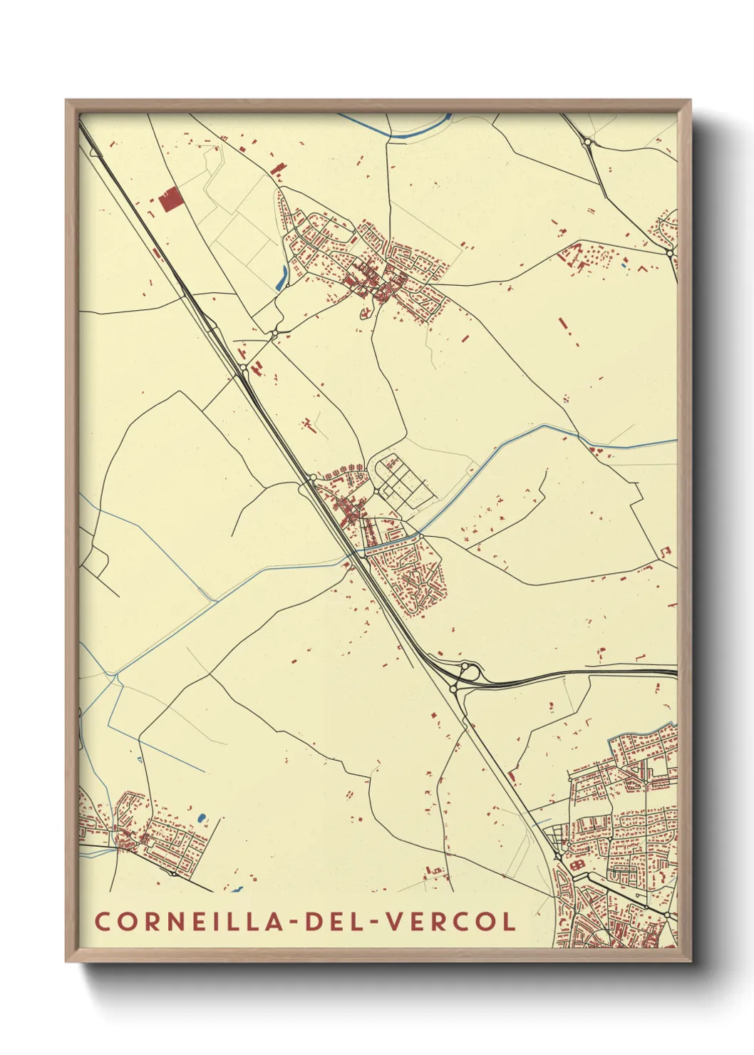 Un poster carteCorneilla-del-Vercol