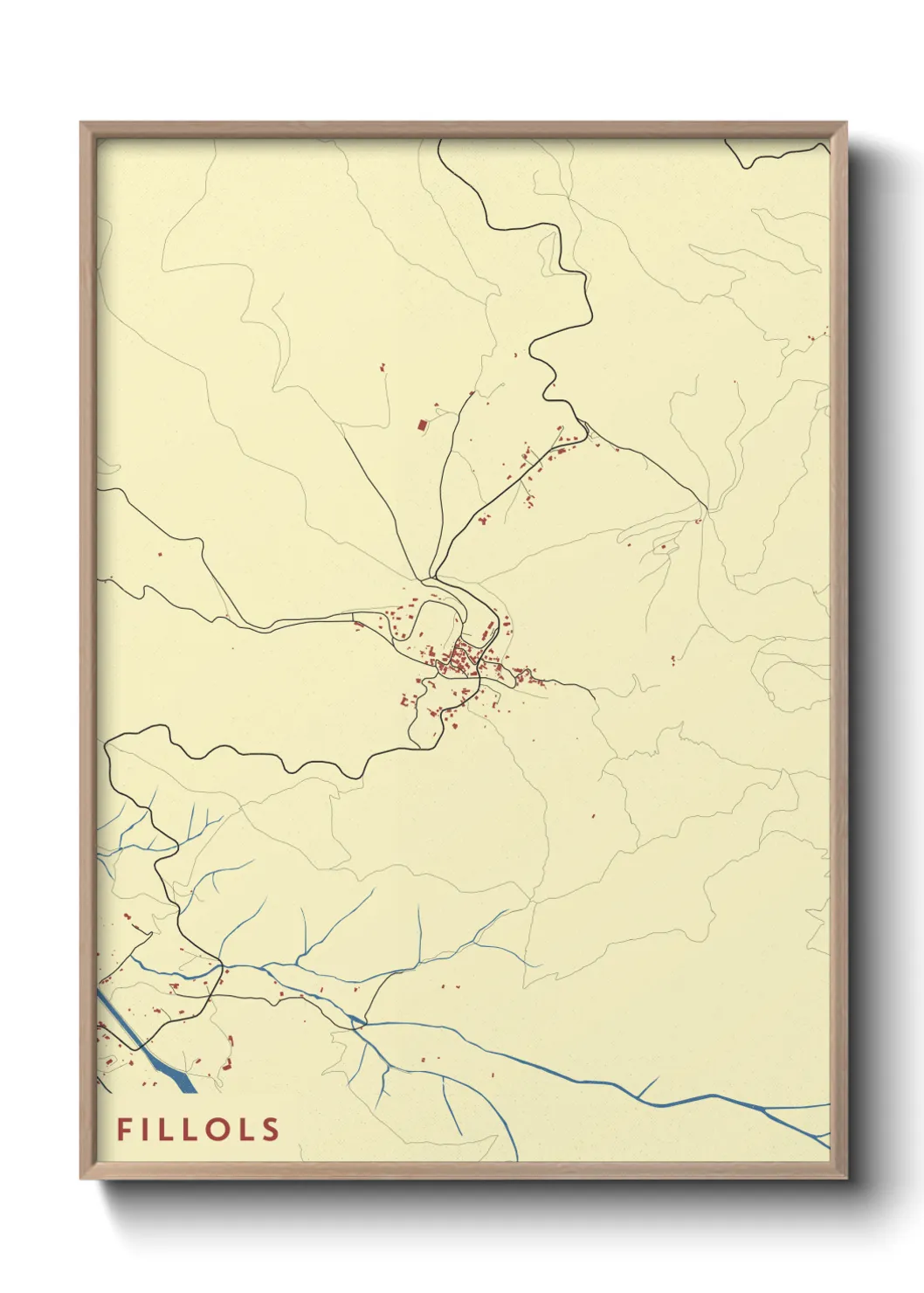 Un poster carteFillols