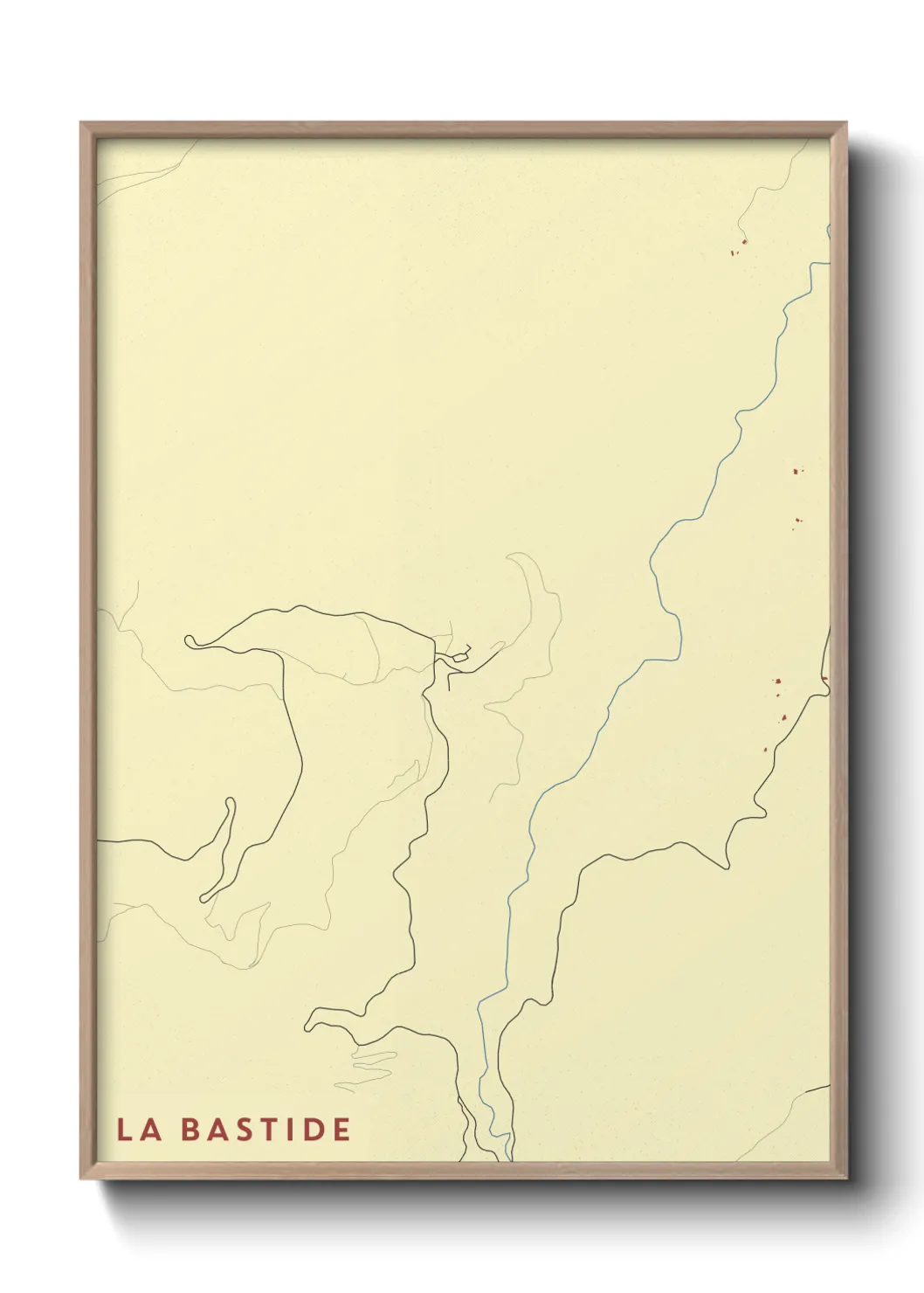 Un poster carteLa Bastide