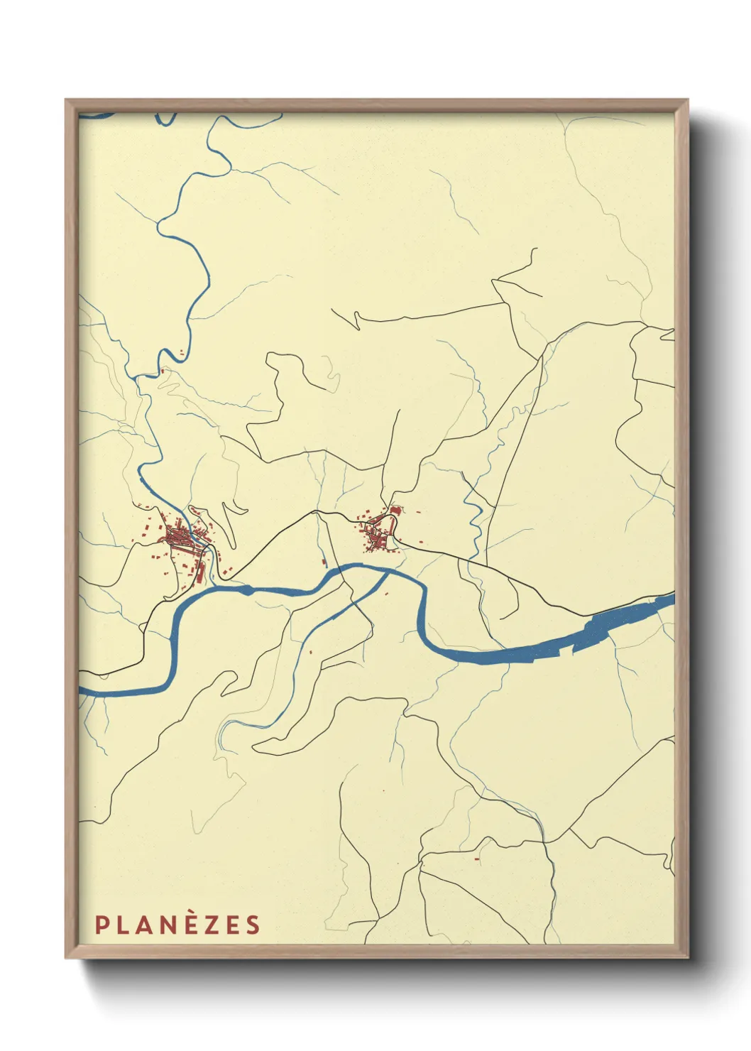 Un poster cartePlanèzes