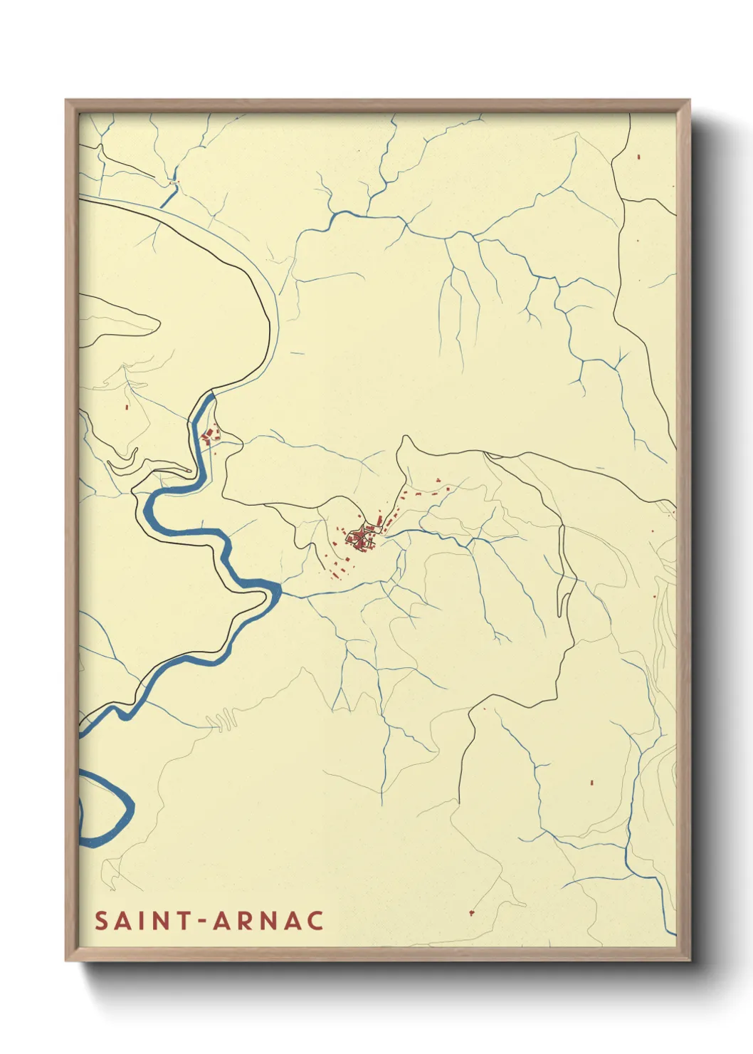 Un poster carteSaint-Arnac